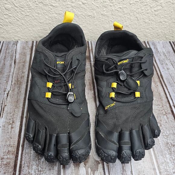 Vibram five finger v trail 2.0 black and yellow size EU 40 Women's 9.5 - Picture 4 of 6
